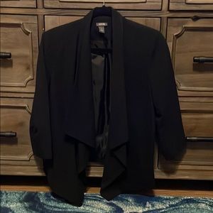 Kenneth Cole Reaction Open Black Blazer, Medium